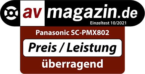 Panasonic SC-PM702EB-K Premium - Microestéreo (Bluetooth, Airplay, Dab+, CD, FM, Plateado)