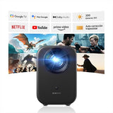 Xiaomi L1 Proyector Inteligente 1080P con Google TV & Netflix, Portátil Cine en Casa, Enfoque Auto & Keystone, HDR10/HLG, Pantalla 120", WiFi 5G Bluetooth, Audio Dolby, Proyector Exterior