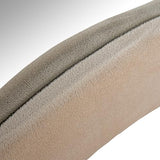 Espejo de pie con Forma de Madera DM y Terciopelo en Beige 68x4x90cm