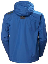 Helly Hansen Crew Hooded Midlayer Jacket Hombre, Azul (Black Logo), S