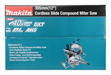Makita Ingletadora telescópica BL 40Vmax XGT 305mm AWS marca