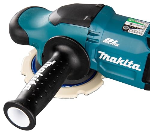 Makita DPO600TKX1 Pulidora excéntrica, 1 batería más cargador en estuche de transporte, azul, 18 V/5,0 Ah