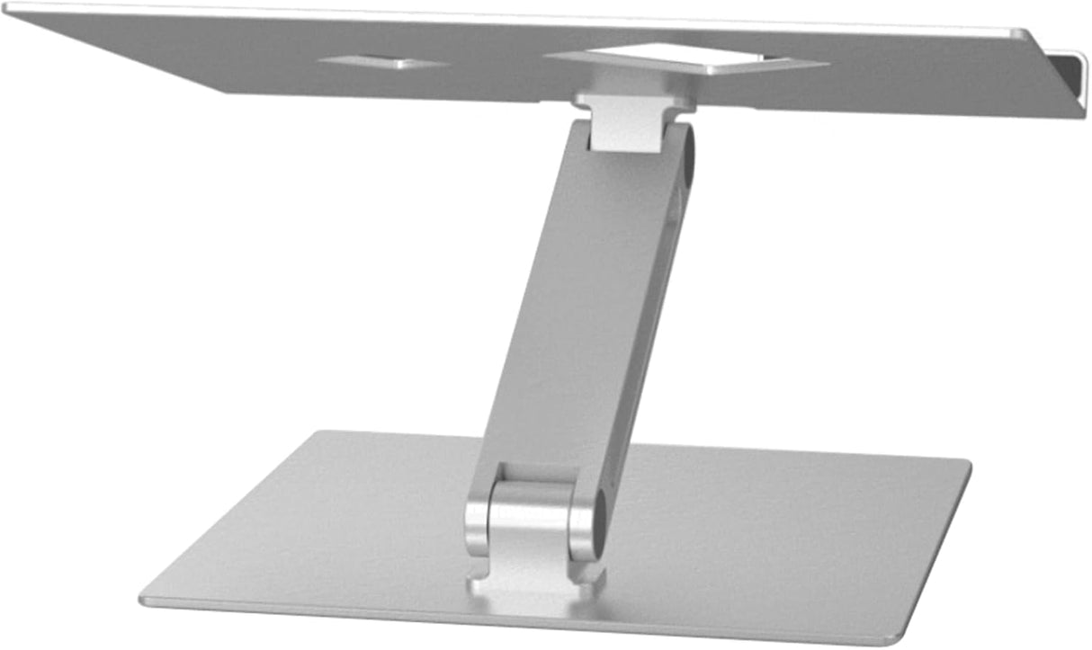 Durable Soporte de mesa para ordenador portátil/notebook, ajustable en altura y ángulo, plegable, plata, 505023