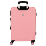 Disney Joumma Nightmare Maleta Mediana Rosa 48x68x26 cms Rígido 3 kgs Cierre de combinación Lateral ABS 3 kgs 56L