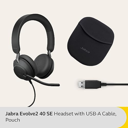 Jabra Evolve2 40 SE USB-A Estéreo MS Negro