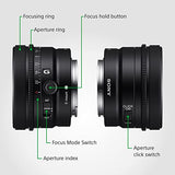 Sony SEL24F28G - Objetivo Full-Frame FE 24mm F2.8 G, Objetivo Prime de la Serie G (Gran Angular, Objetivo de Paisaje)