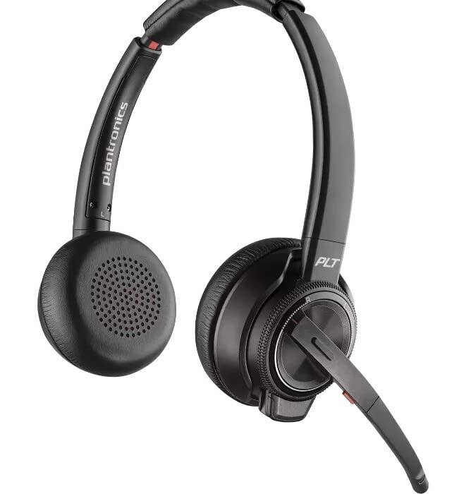 Poly SAVI 8220 UC - Sistema de Auriculares inalámbricos DECT de Microsoft