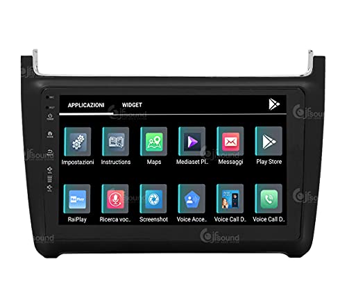 Radio de Coche para Volkswagen Polo Android GPS Bluetooth WiFi USB Dab+ Touchscreen 9" 8core Carplay AndroidAuto