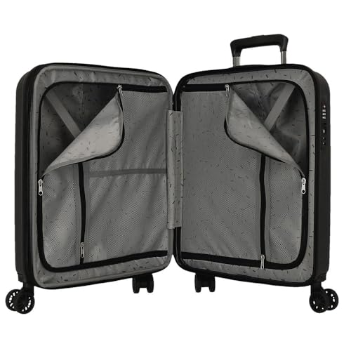 Joumma Star Wars Black Juego de Maletas Negro 55/65 cms rígida 6,8 kgs Cierre TSA Integrado ABS 6,8 kgs 109L Extensible Equipaje de Mano