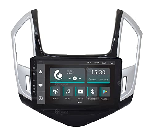Radio de Coche para Chevrolet Cruze después 2013 Negro/Plata Android GPS Bluetooth WiFi USB Dab+ Touchscreen 9" 4core Carplay AndroidAuto