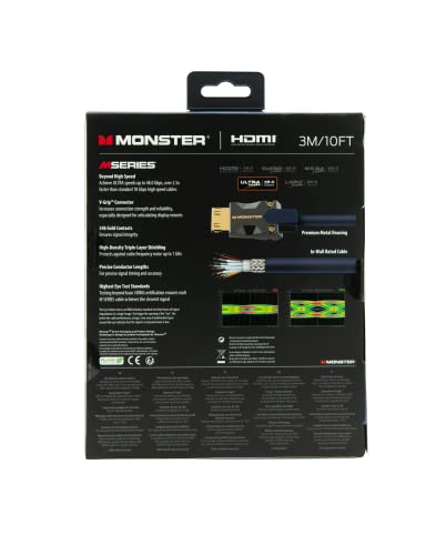 Monster CABLE HDMI M3000 UHD 8K DOLBY VISION HDR 48GBPS 3M