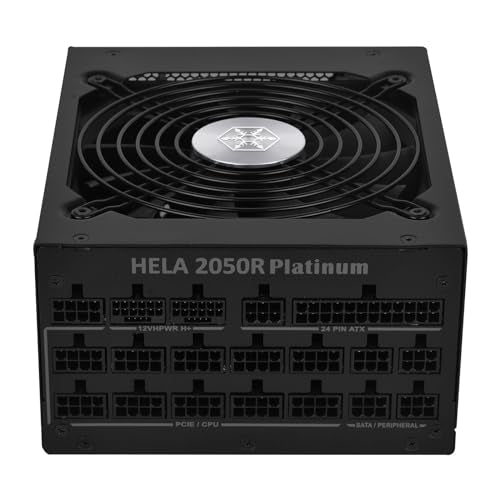 SilverStone Technology HELA 2050R Platinum-FA ATX Totalmente Modular Cybenetics Platinum 2050W ATX 3,0 y PCIe 5,0, SST-HA2050R-PM