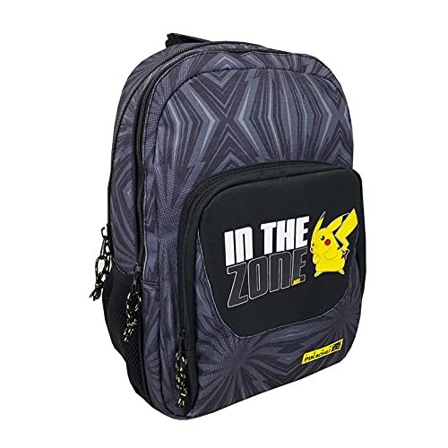 CYPBRANDS, MC-301-PK, Mochila extraíble con ruedas, Grey, Pokémon