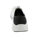 Skechers MAX Cushioning Elite 2.0 Eternal - Zapatillas para Mujer sin Cordones, Blanco/Negro, 37 EU
