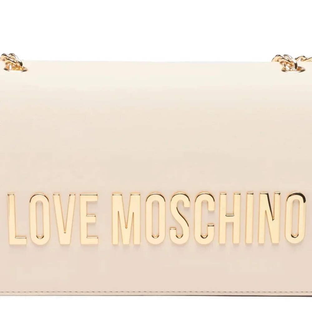 Love Moschino Bolso de Hombro Mujer Blanco Perla Talla única