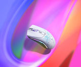 Glorious Gaming Model O 2 Wireless Ratón gaming inalámbrico - Híbrido 2,4 GHz y Bluetooth, 68g superligero, gran batería, sensor PPP 26K, RGB, ambidiestro, 6 botones, deslizadores de PTFE - Blanco