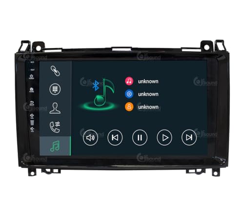 Radio de Coche para Mercedes classe A/B Android GPS Bluetooth WiFi USB Dab+ Touchscreen 9" 8core Carplay AndroidAuto