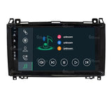 Radio de Coche para Mercedes classe A/B Android GPS Bluetooth WiFi USB Dab+ Touchscreen 9" 8core Carplay AndroidAuto