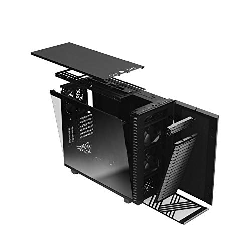 Fractal Design Define 7 Black Brushed Aluminum/Steel E,ATX Silent Modular Dark Tempered Glass Window Mid Tower Computer Case