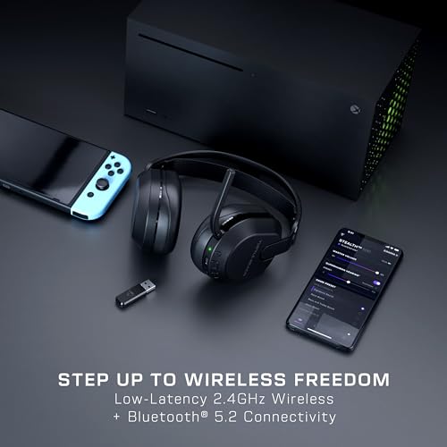 Turtle Beach Stealth 500 Negro Auriculares de juego inalámbricos con 40 horas Batería y Bluetooth para Xbox Series X o S, Xbox One y móvil