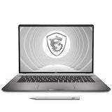 MSI CreatorPro Z17HXStudio A13VJT-098ES - Ordenador portátil 17" 16:10 QHD+ 165Hz Táctil (RTX 2000 Ada, Intel Core i7-13700HX, 32GB, 1TB, Windows 11 Pro High End) Gray - Teclado QWERTY Español
