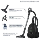 Electrolux PD82-GREEN Aspiradora con bolsa, potencia máx. 600 W, sistema de aspiración AeroPro, 2 cepillos, accesorio 3 en 1, color negro