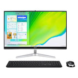 acer Aspire C24-1650, PC Desktop AIO, Intel Core i3-1115G4, 8 GB DDR4, 512 GB SSD, 23,8" Pantalla IPS FHD LED LCD, Intel UHD, WiFi, Webcam, Sin Sistema operativo/Teclado + Mouse inalámbricos