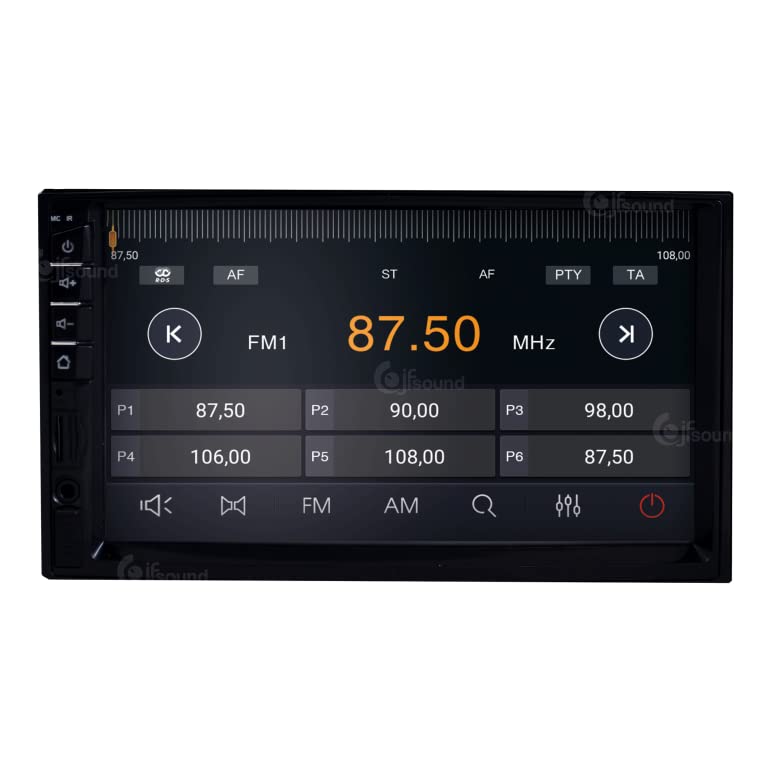Autorradio Universal 2 DIN Android GPS Bluetooth WiFi Dab USB Pantalla táctil Full HD 7"