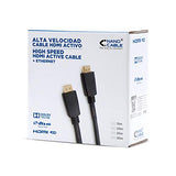 Monkey Ladder Cable HDMI V1.4 30m, alta velocidad, soporte V/HEC, repetidor A/M-A/M, ideal para conectar TV y dispositivos multimedia.