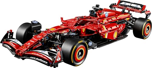 LEGO Technic Coche Ferrari SF-24 F1 Maquetas para Adultos - Coche de Carreras Rojo para Coleccionar - Regalo para Hombres, Padres o Pareja Aficionados a la Fórmula 1 - Detalles Navideños 42207