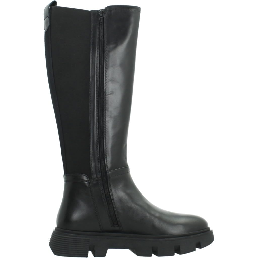 Geox D Vilde D, Botas de Moda Mujer, Black, 38 EU