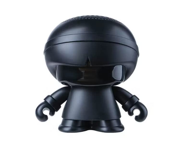 Xoopar Altavoz Bluetooth Portátil de Plástico Reciclado- Xboy-R Negro. Altavoz Portátil con Luz LED - Potente Sonido 360° - Función NFC.