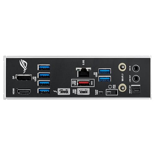 ASUS ROG Strix B860-F Gaming WiFi, Placa Base ATX, preparada para PCs con IA Avanzada, 16+1+2+1 etapas de Potencia, Ranuras DDR5, PCIe 5.0, Cuatro Ranuras M.2, WiFi 7, iluminación Aura Sync RGB
