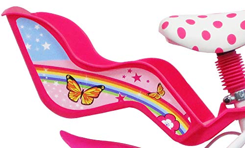 Unicorn Bicicleta para niños, Blanco-Rosa, 16" (40,64 cm)