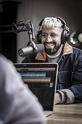 Shure SM7B - Micrófono dinámico cardioide, Proporciona un Sonido cálido para radiodifusión, podcasts y grabación