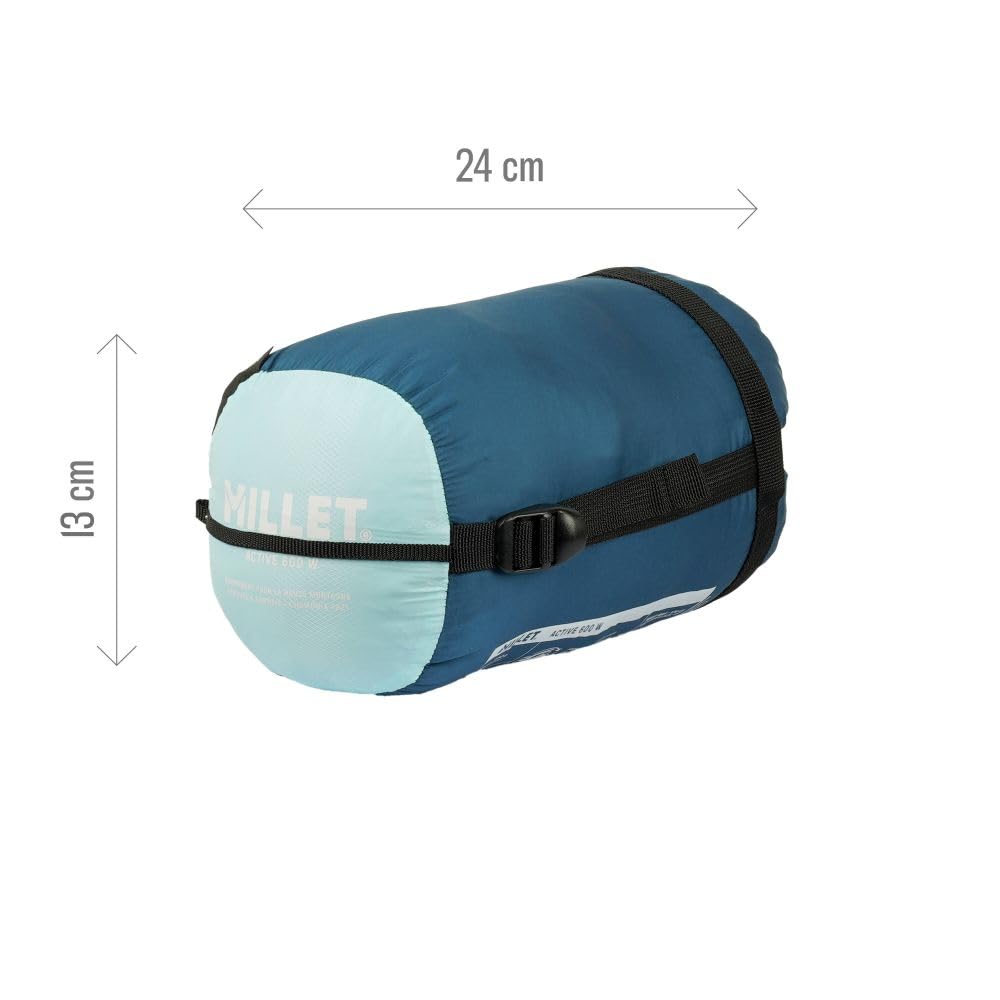MILLET Active 600 W Saco de Dormir, Waterfall, Ouverture Gauche