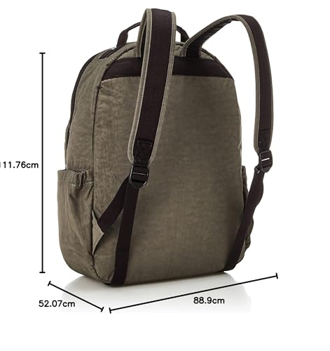 Kipling Seoul Mochila Grande, Green Moss (Verde)