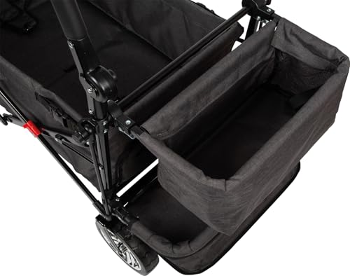 Small Foot Carrito Plegable con Techo Desmontable, protección contra Lluvia, Frenos, asa Regulable y máx. 80 kg, 12729, Color Coloured