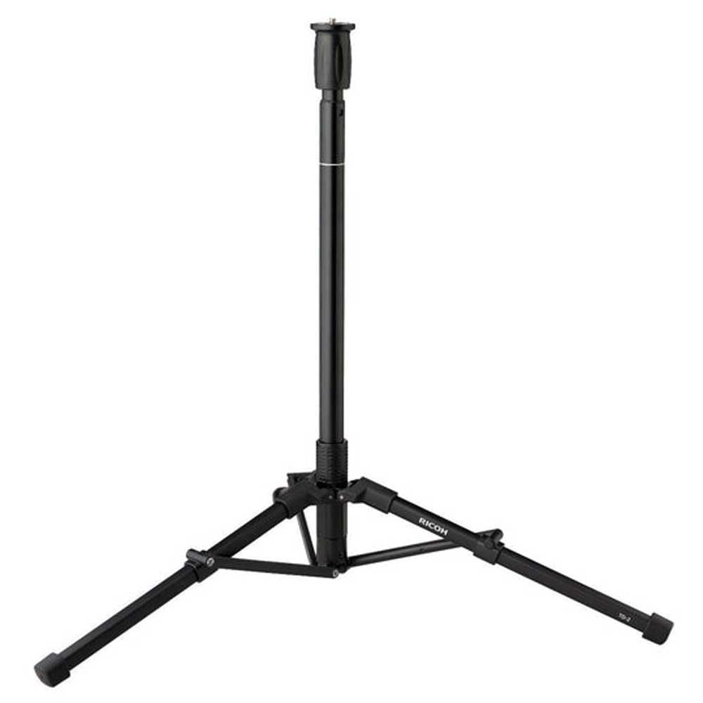 RICOH S0910822 Theta Stand TD-2: Compatible con Todos los Modelos Theta de la Serie. Dimensiones: Extensión máxima: 150 cm. Longitud plegada: 45,7 cm. Peso: 463 g. Color Negro