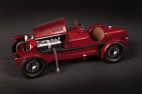 Italeri 4708 Alfa Romeo 8C/2300 1931-33 Automodell Bausatz 1:12 4708S 1931-33-réplica Fiel, modelismo, Hobby, encolado, Kit de plástico, Montaje, Color Red, Mittel