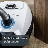 Siemens Aspirador con bolsa Z 7.0 VSZ7442S ideal para alérgicos, filtro higiénico Plus, extremadamente silencioso, boquilla de suelo para parqué, alfombra, baldosas, cable largo, boquilla XXL,