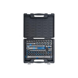 Cofre de vasos y accesorios 1/2" hexagonal EVAWAVE - 46 piezas