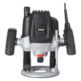 Trend Fresadora de velocidad variable 2100 W 12 mm 230 V UE, profundidad de entrada de 50 mm, fresadora para múltiples trabajos de fresado, T7EK/EURO