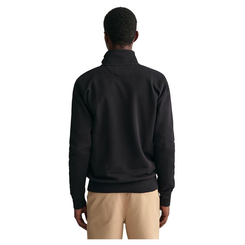 GANT Reg Shield Full Zip Sweat Sudadera, Negro, S para Hombre