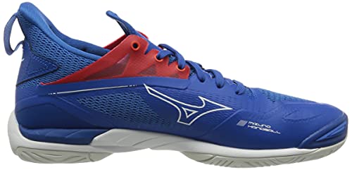 Mizuno Wave Mirage 4, Zapatillas Unisex Adulto, Frenchblue/White/Ired, 38.5 EU