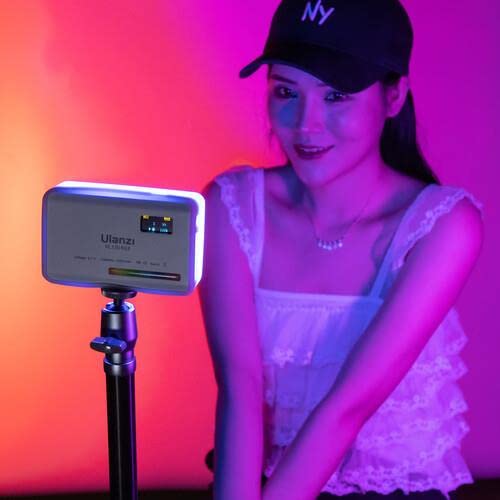 ULANZI VL120 RGB - Lámpara Profesional RGB 120 LED, con Cambio de Color, Ajuste de Color de luz