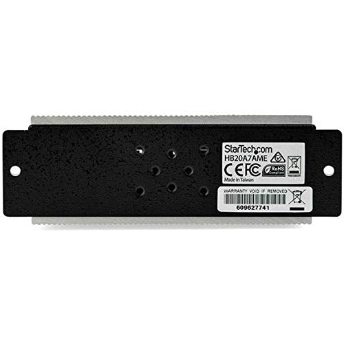 StarTech.com Hub Concentrador Ladrón USB 2.0 de 7 Puertos Industrial - Con protección de 15kV contra Descargas - de Montaje en Carril DIN