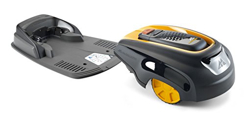 McCulloch 00096-70.598.25 ROB R1000 Robot cortacésped adecuado para superficies de césped de 1000 m², se carga en 50 minutos, 5 alturas de corte