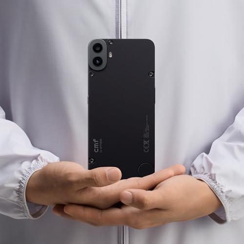 CMF Phone 1 8+128GB - Smartphone con cámara Trasera Sony de 50 MP con Ultra XDR, Pantalla Super AMOLED de 6,67" y Nothing OS 2.6 - Negro