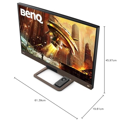 BenQ EX2780Q Monitor Gaming (27 pulgadas, IPS, 2K, 144 Hz, HDR 400, FreeSync Premium, control remoto)